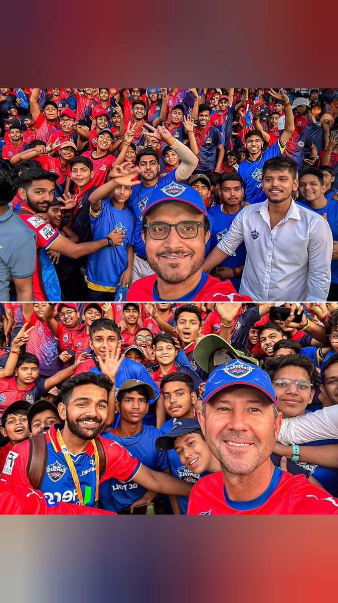 DC Academy kids at #QilaKotla with a legendary selfie 💙🤳🏻

#YehHaiNayiDilli #IPL2024