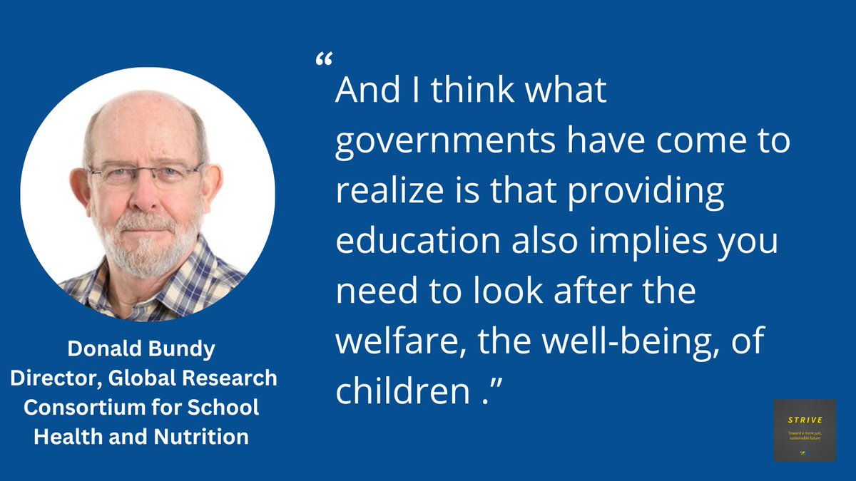 PODCAST - Not only does school feeding allow once-hungry students to focus on learning, in many cases the schemes also help to improve nutrition & eating habits, ensure regular attendance & through buying ingredients locally, help to boost local economies ipsnews.buzzsprout.com/1796058/147598…