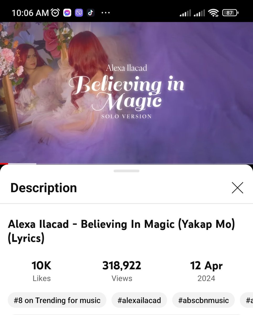 KDLexTweeterBox's tweet photo. JUST IN #Alexa_BelievingInMagic on YouTube 🎶🎵🪄🤍
KDLEX Alexa Ilacad KD Estrada
#AlexaIlacad #KDEstrada
#KdLex #KDLEXSweethearts https://t.co/49Zn4Bjgmr