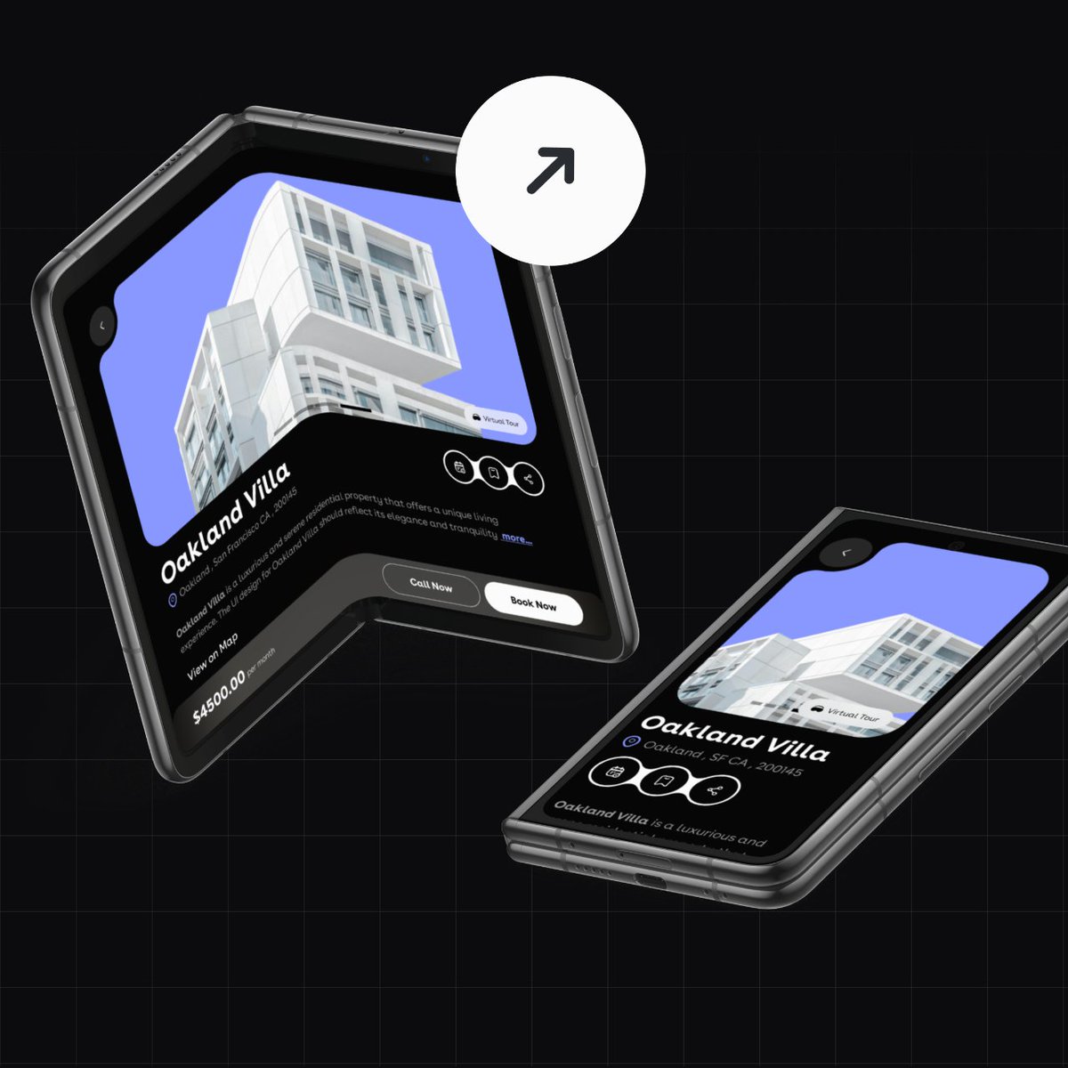 Foldable Real Estate: Explore Your Dream Home! Part 1 - Discover properties in style on foldable screens.
dribbble.com/domingo
#FoldableLiving #RealEstateTech #InnovativeDesign #FoldableScreens #DreamHome #PropertySearch #UIInspiration #FutureHomes #FoldableUI