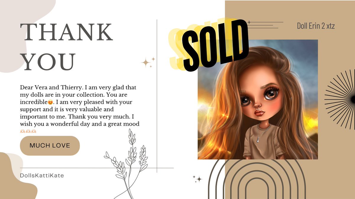 Good night or morning, my cuties friends☺️

🤩Sold🤩

OMG, <a href="/PEREZTHIERRY06/">Thierry</a> and <a href="/Vera_Chaika/">Vera Chayka ▪️NFT.NYC</a> , I can’t believe🥹🥹🥹
Thank a lot. I’m happy 🥰. You made my day😘😘😘. I really appreciate your support. And thank you🙏🫂

#NFT  #NFTCommunity