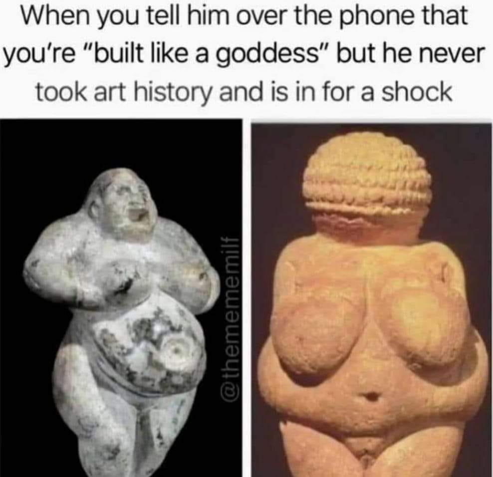 #classicalart #artmeme #anthropology #goddess