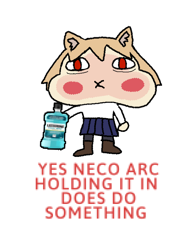 apopcutelips's tweet photo. NECO ARC NO https://t.co/Z3nOQzcNTD