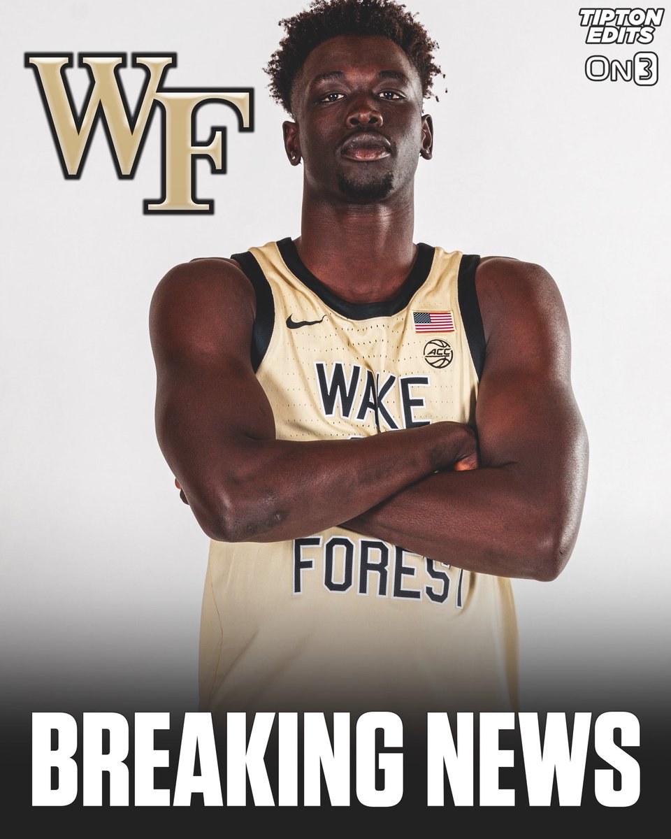 NEWS: Iowa State transfer forward Omaha Biliew, a former 5⭐️ recruit, has committed to Wake Forest, he tells @On3sports. Nice pickup for head coach Steve Forbes. on3.com/college/wake-f…