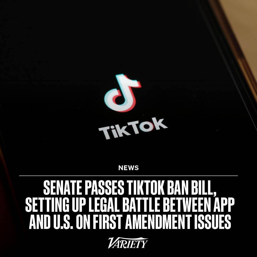 The U.S. Senate voted Tuesday to approve a bill that would ban TikTok nationwide unless Chinese parent company ByteDance sells its stake in the popular app. bit.ly/3W8nbvO