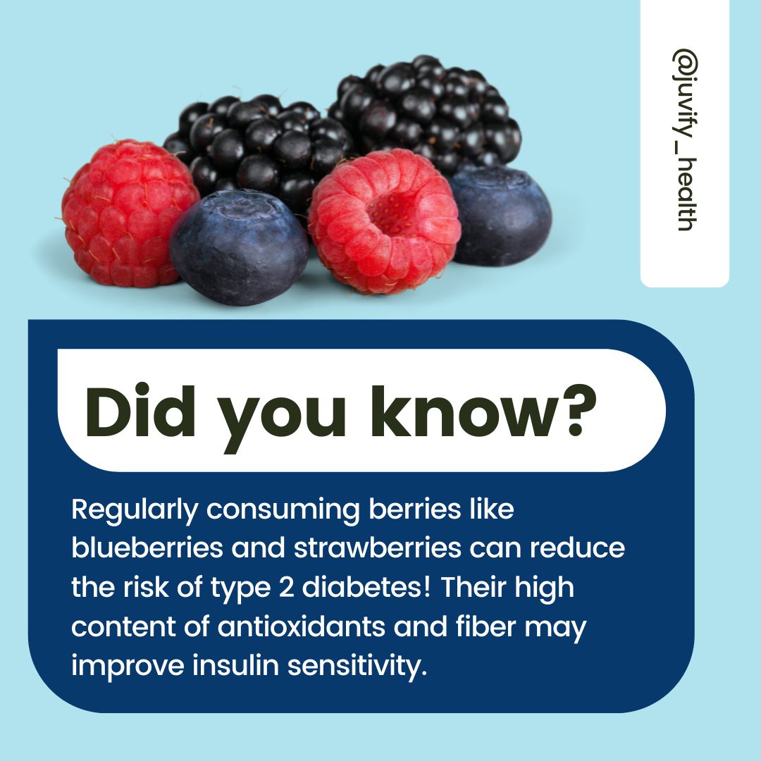 #HealthFacts #DiabetesAwareness #HealthyEating #Berries #Antioxidants #Fiber #NaturalSweets #NutritionTips #InsulinSensitivity #HealthyChoices #EatTheRainbow #FoodIsMedicine