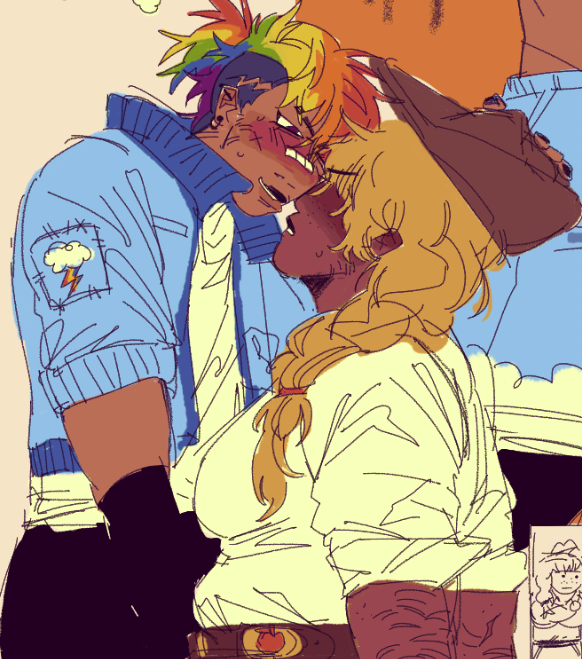 c4horse_'s tweet photo. [#mylittlepony] happy lesbian visibility week. butch4butch https://t.co/Yd9z3Bhcxh