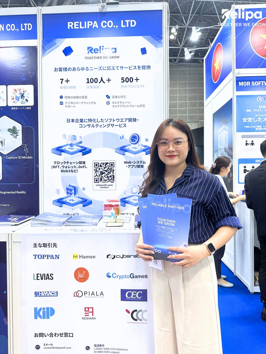 RelipaSoftware's tweet photo. 💥【2024年Japan IT Week春】1日目
日本最大級のIT・DX・デジタル分野の展示会 - 2024年Japan IT Week【春】1日目が始まりました。
👉レリパのブースNoは43-6-25(ソフトウェア&アプリ開発展)です。
弊社ブースでは、Web・システム・アプリ開発、DXコンサルティング、ブロックチェーン開発、AIサービスに関する適切なソリューションをご提案させていただきますので、ぜひお立ち寄りください🤗。
#JapanITWeek #ITSolutions #Technology #ITService #SoftwareSollution #SystemDevelopment #Blockchain #Tokyobigsite