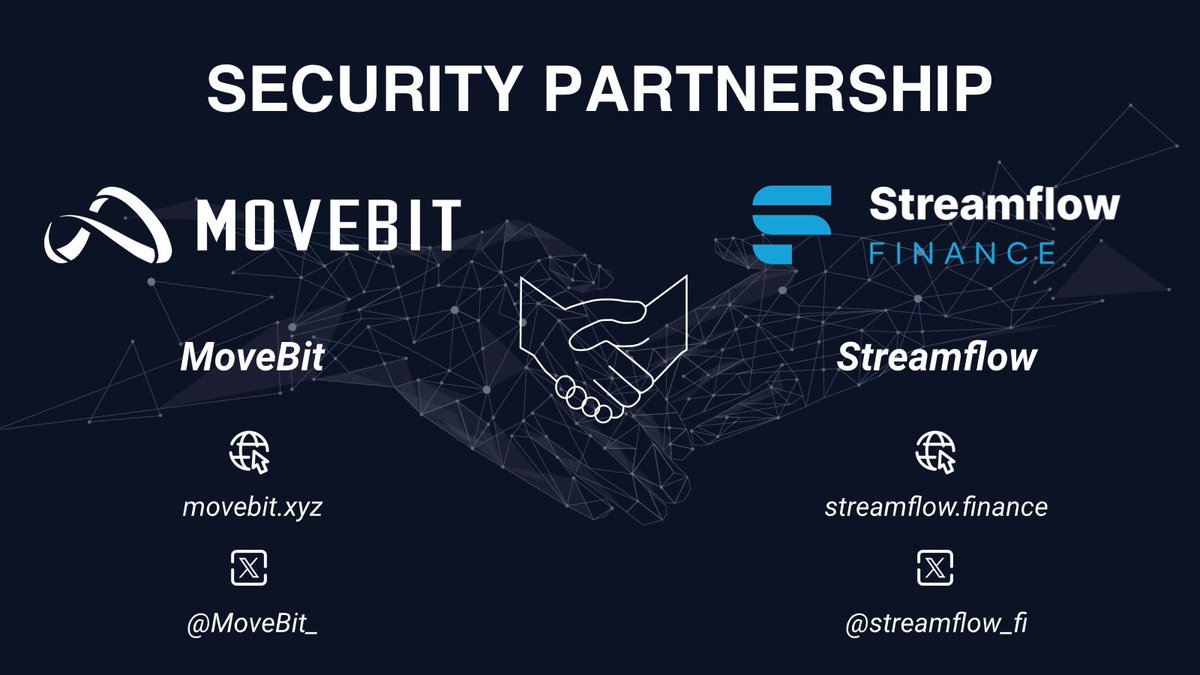 📌#SecurityAudit completion update! 📢Thrilled to announce that @streamflow_fi has completed the comprehensive security audit for its #Sui and #Aptos protocols provided by #MoveBit. For more details, please check out the links: movebit.xyz/reports/Stream… movebit.xyz/reports/Stream……