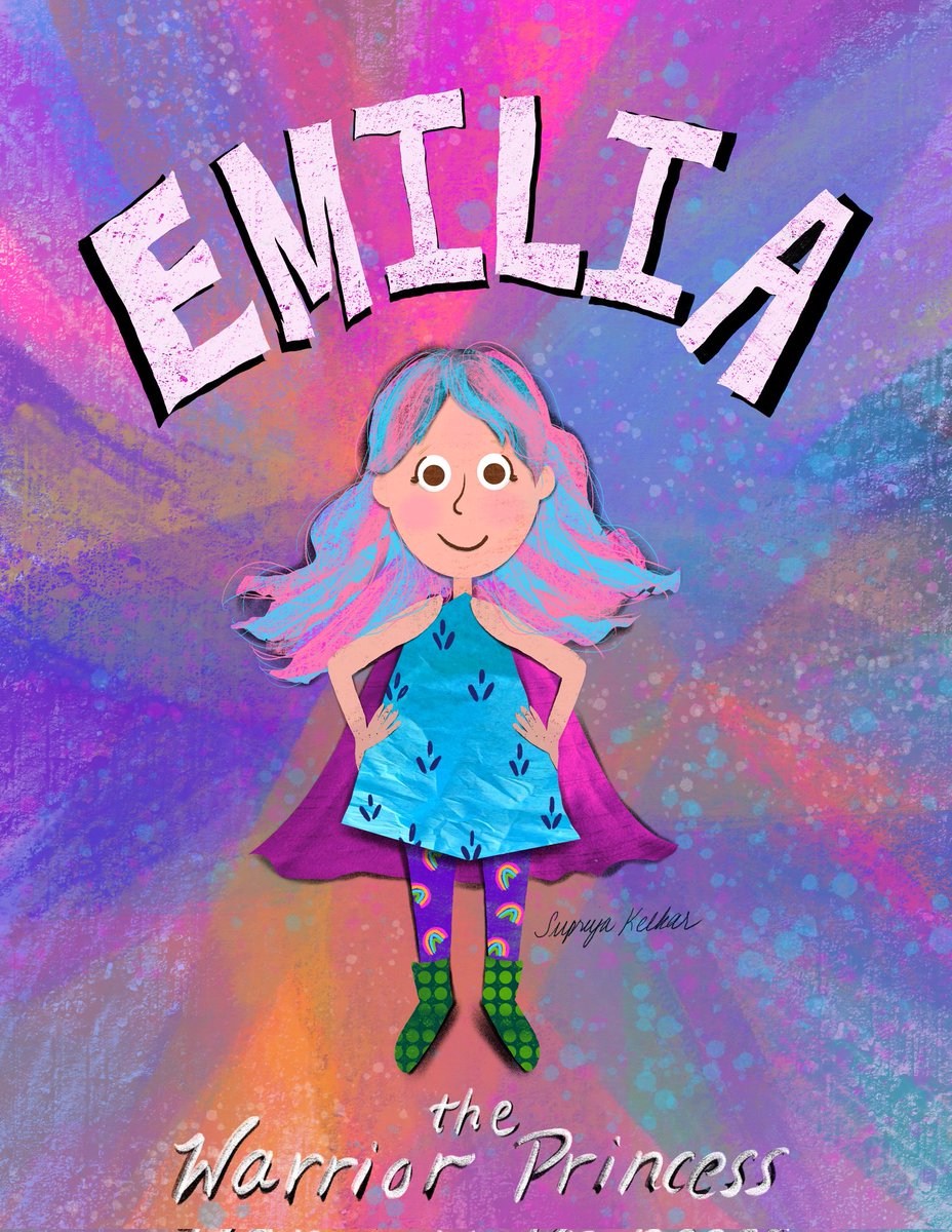 #Kidlit friends, this is Emilia. She is 5 and is battling high-risk, stage 2 neuroblastoma. If you have extra picture books and chapter books you'd like to send her way, please message me!