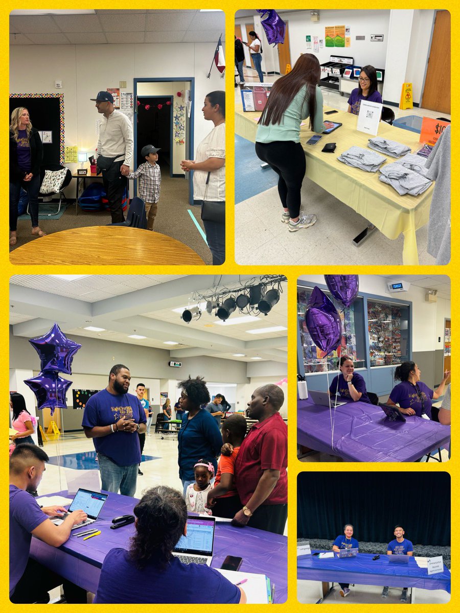 Thank you to all the families that joined us this evening for our Prek/Kinder enrollment night! Welcome to the Trailblazer family!! 🥰💜💛 #lovemckamy @CFBISD @mpruitt1 @msklarer @susanmachayo