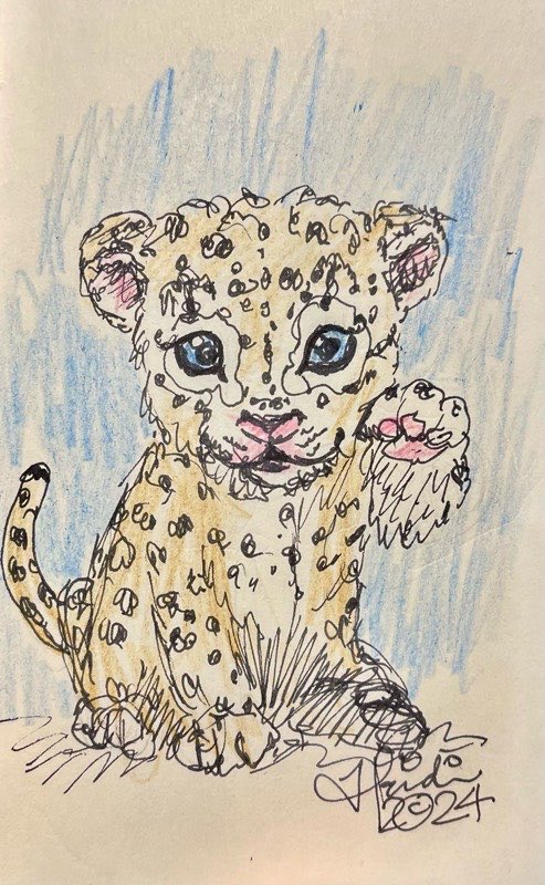 I drew this for today's prompt!
Sketchaday #spots