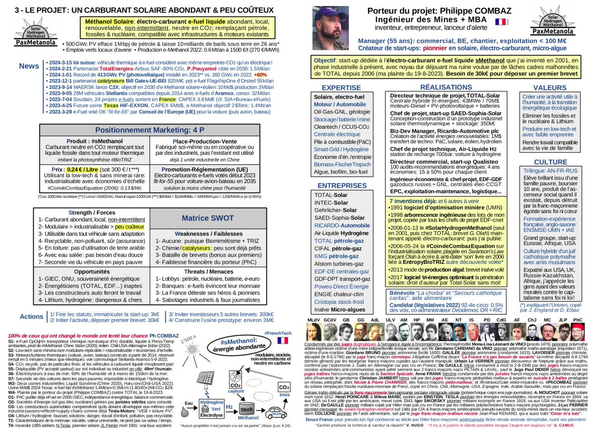 #SéparatismeMaçonnique
#PaulAntoineMARTIN #LeClanDesTraîtres #LeClanDesSeigneurs #BalanceTonXMines #PouyannéTraître #KronTraître #BalanceTonFrancMaçon #AntiJugesMisandres #DictatureDesJuges #JugesFrancsMaçons #JugesAuxOrdresDeTOTAL #JANCOVICI #X #StopTOTAL #SwansonsLaw #sMethanol