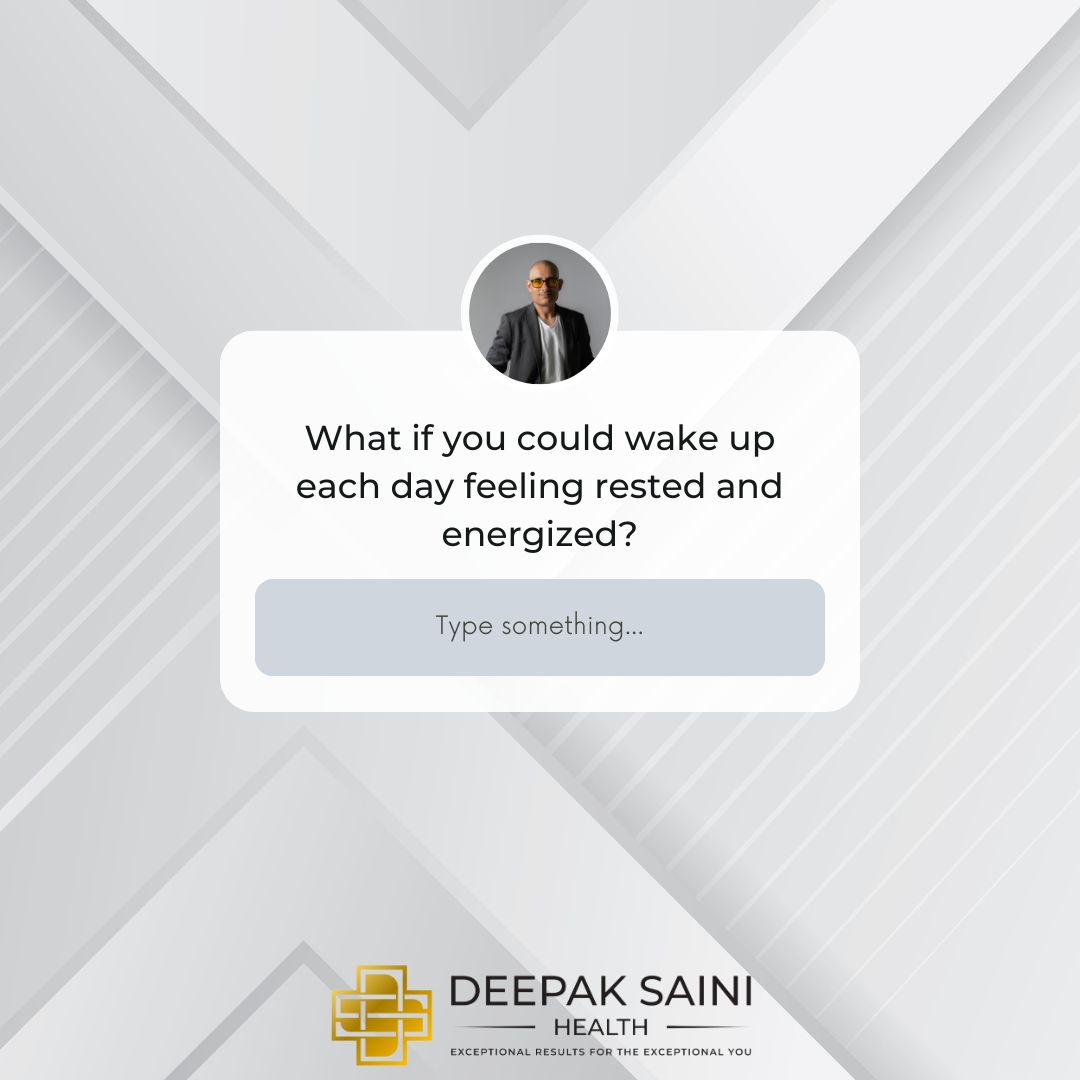 What if you could wake up each day feeling rested and energized?

#healthtips #healthandwellness #healthgoals  #mindfulness #energy #antiaging #healthyliving #health