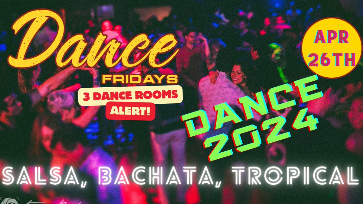 Join us at Salsa and Bachata Dancing at Dance Fridays Latin Dance Night Club - Dance Lessons for ALL wix.to/KAN7G5S
#rsvpnow #savethedate