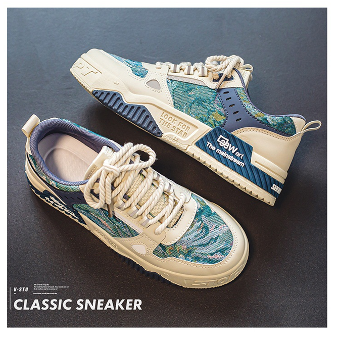 👟 Breathe Easy, Style Hard 🌬️ 
Upgrade your sneaker game with our breathable & stylish kicks! #SneakerGame #FashionTweet #ShoeTrend #CasualStyle #BreathableShoes