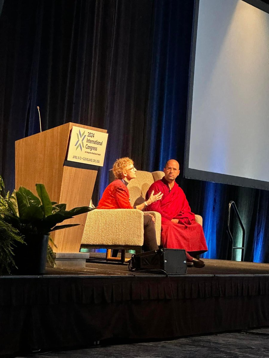Honored to present with Lama Michel on spiritual care as part oh whole person care at the International Conference on Integrative Medicine.