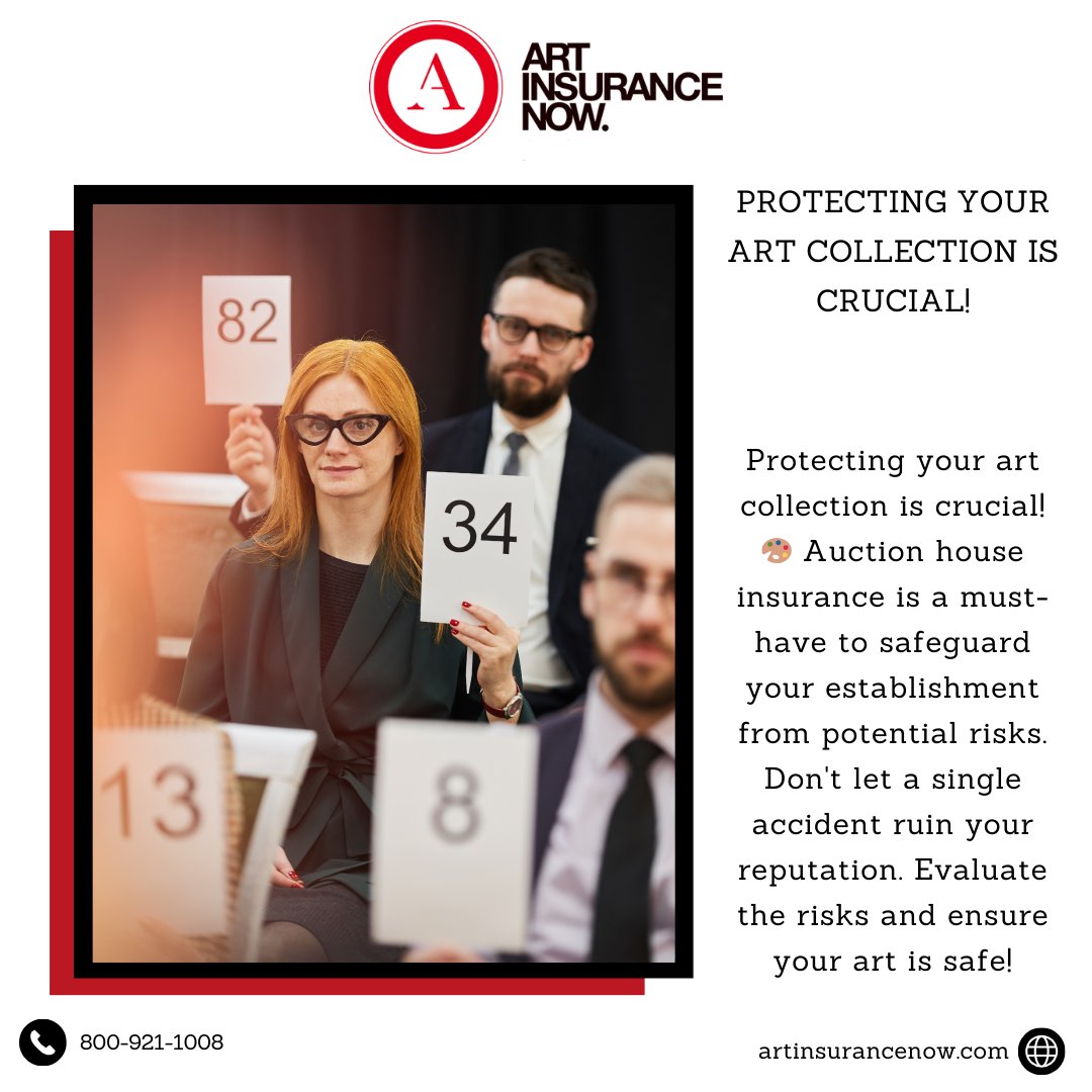 🛡️ Even a single mishap can have devastating consequences on your reputation and business longevity. Don't overlook the risks involved in handling valuable art pieces - safeguard your assets and future with auction house insurance. 🖼️ 

#AuctionHouseInsurance #ProtectYourBusiness