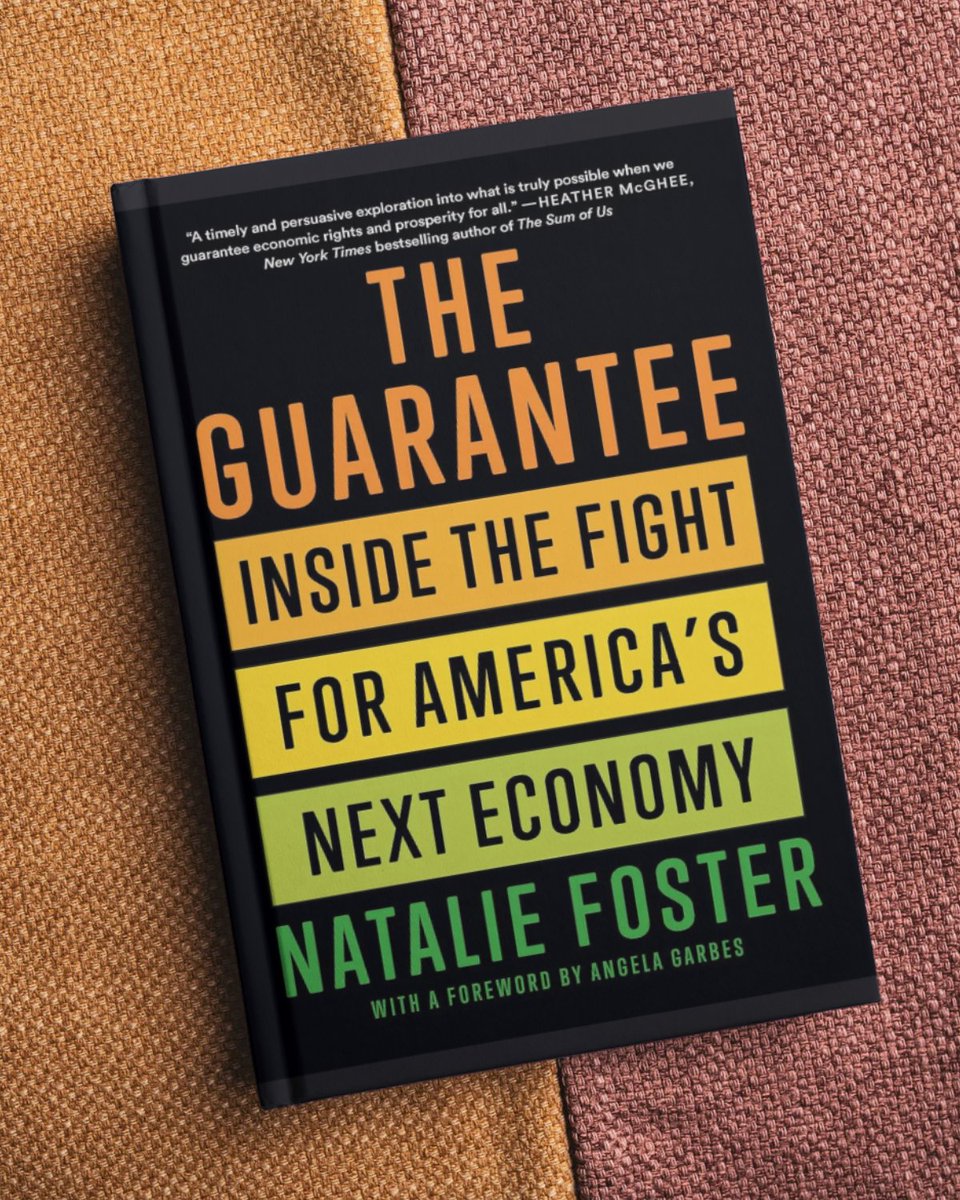 Saket Soni (@saket_soni) on Twitter photo Happy book birthday to <a href="/nataliefoster/">Natalie Foster</a>! The Guarantee is out today, to help spur the economy security we all need in an era of AI, automation, and precarious times. Get your copy now!
#TheGuarantee
<a href="/thenewpress/">The New Press</a>
<a href="/EconomicSecProj/">Economic Security Project</a> Happy book birthday to <a href="/nataliefoster/">Natalie Foster</a>! The Guarantee is out today, to help spur the economy security we all need in an era of AI, automation, and precarious times. Get your copy now!
#TheGuarantee
<a href="/thenewpress/">The New Press</a>
<a href="/EconomicSecProj/">Economic Security Project</a>