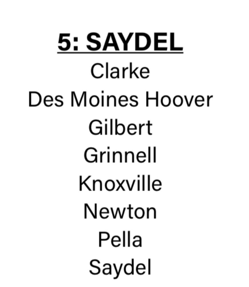 DMHooverTF's tweet photo. District Meet Assignment ‼️

Class 3A District 5, Saydel. 

May 9th, BE THERE! 🎟️ https://t.co/7mNttKHgoW