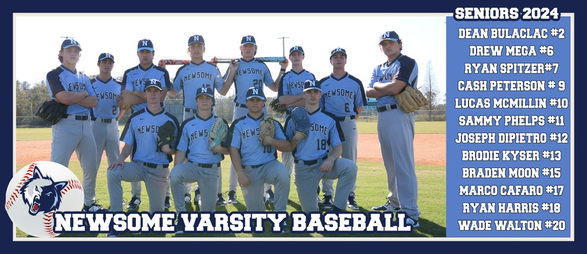 Please join us Friday, April 26th as we honor our 12 seniors in their last regular season home game. Game time is 7 pm, but senior recognition will begin at 6:30. Go Wolves!