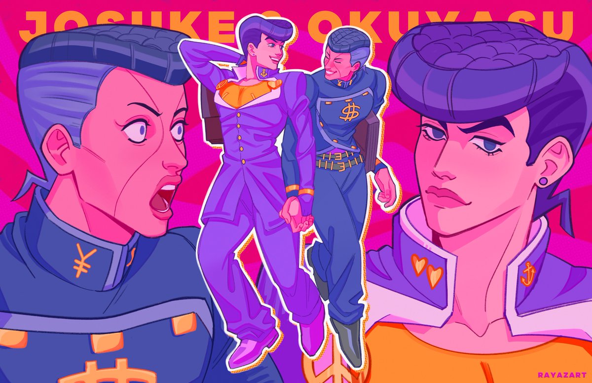 the jojo jobro duo of all time #jjba #jjbafanart #jojotwt