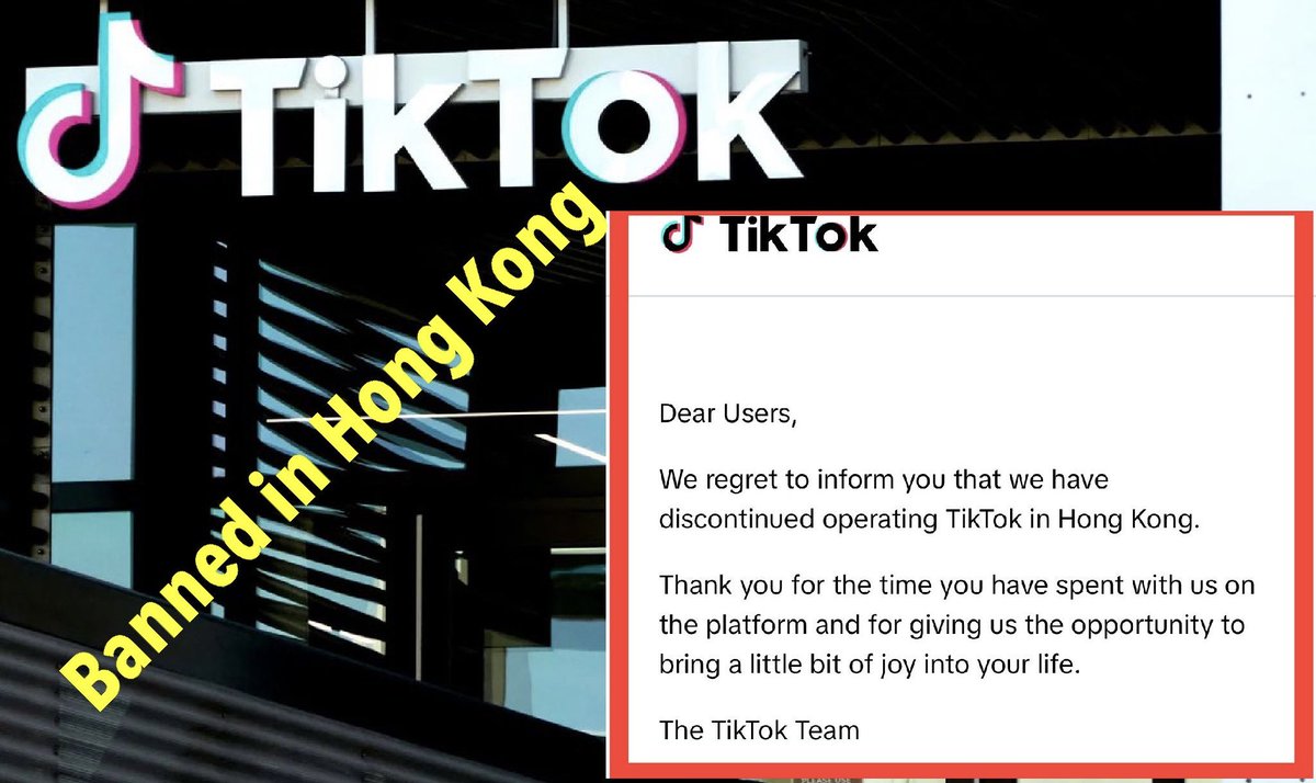 TIK TOK BREAKING‼️ U.S. Senate approved and to be signed into law by @POTUS, a bill forcing the Chinese media company, ByteDance to sell “TikTok” within 270 days or else be totally BANNED within the United States. HONG KONG banned TikTok long ago, they surely know better