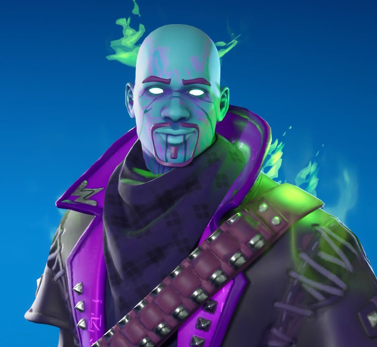 Hey guys look, I got the Megamind skin early! 👀 #Fortnite