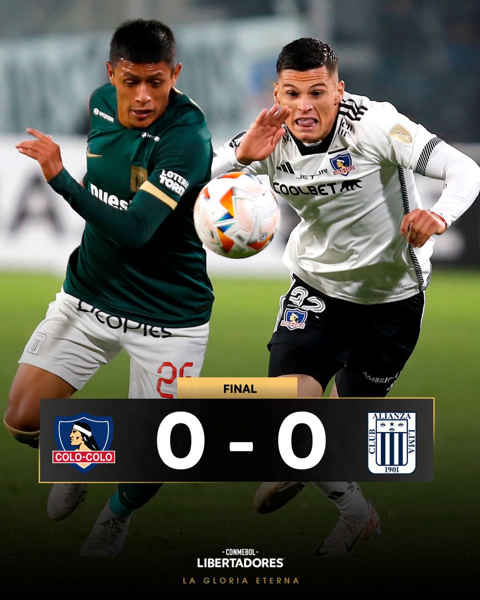 🇨🇱🤝🇵🇪 Scoreless between @ColoColo and @ClubALOficial!