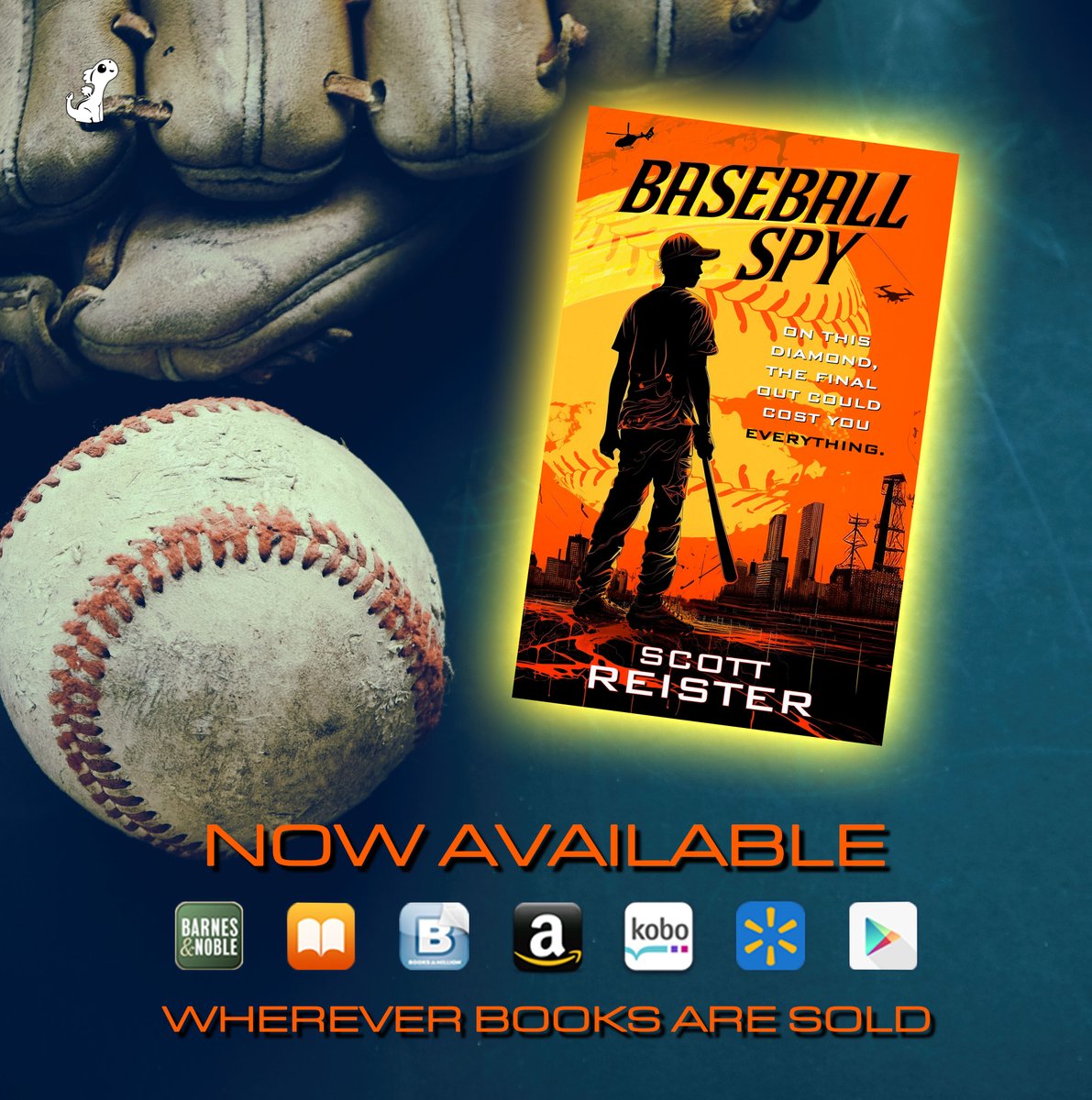 BATTER UP! Don't miss Scott Reister's new grand-slam debut, BASEBALL SPY, the action-packed middle-grade novel taking the country by storm!

Grab your copy today in paperback and eBook wherever books are sold, but beware. On this diamond, the final out could cost you everything.