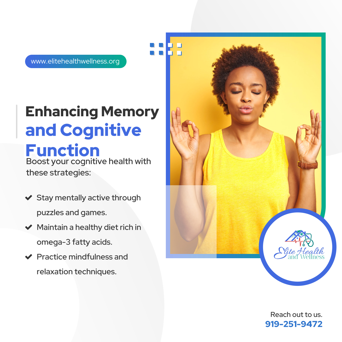 Keep your mind sharp and vibrant with these simple yet effective strategies. Enhance your cognitive function and quality of life today. 

#CognitiveHealth #DurhamNC #HomeHealthCare