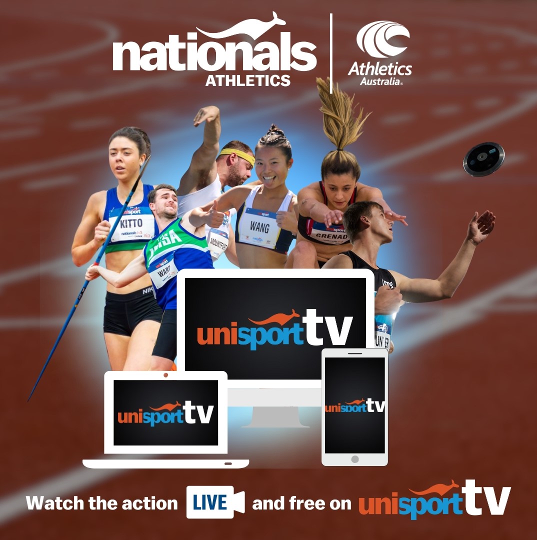 We are just hours away from the Unisport Nationals Athletics at the Gold Coast Performance Centre, taking place over the next 3 days! Catch the action live and free on UniSportTV! START LIST/TIMETABLE👉bit.ly/UniNationals-R… WATCH👉bit.ly/UniNationals-S… #ThisIsAthletics