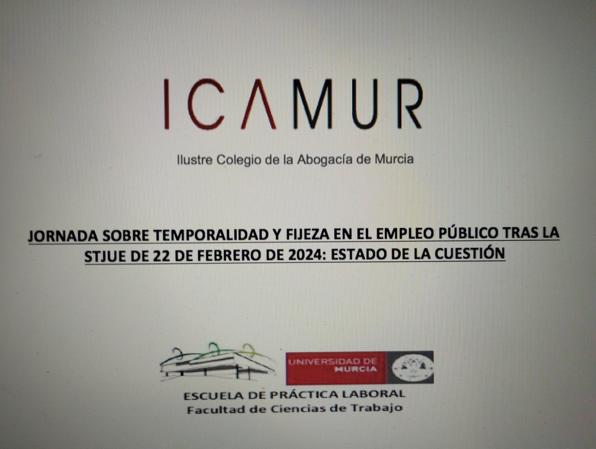 esprlab's tweet image. Jueves, 25 de abril, a las 17 h. Centro de Estudios ICAMUR. A cargo del Excmo. Dr. D. Antonio V. Sempre Navarro. Organiza: Escuela de Práctica Laboral y Sección de Derecho Laboral de ICAMUR.