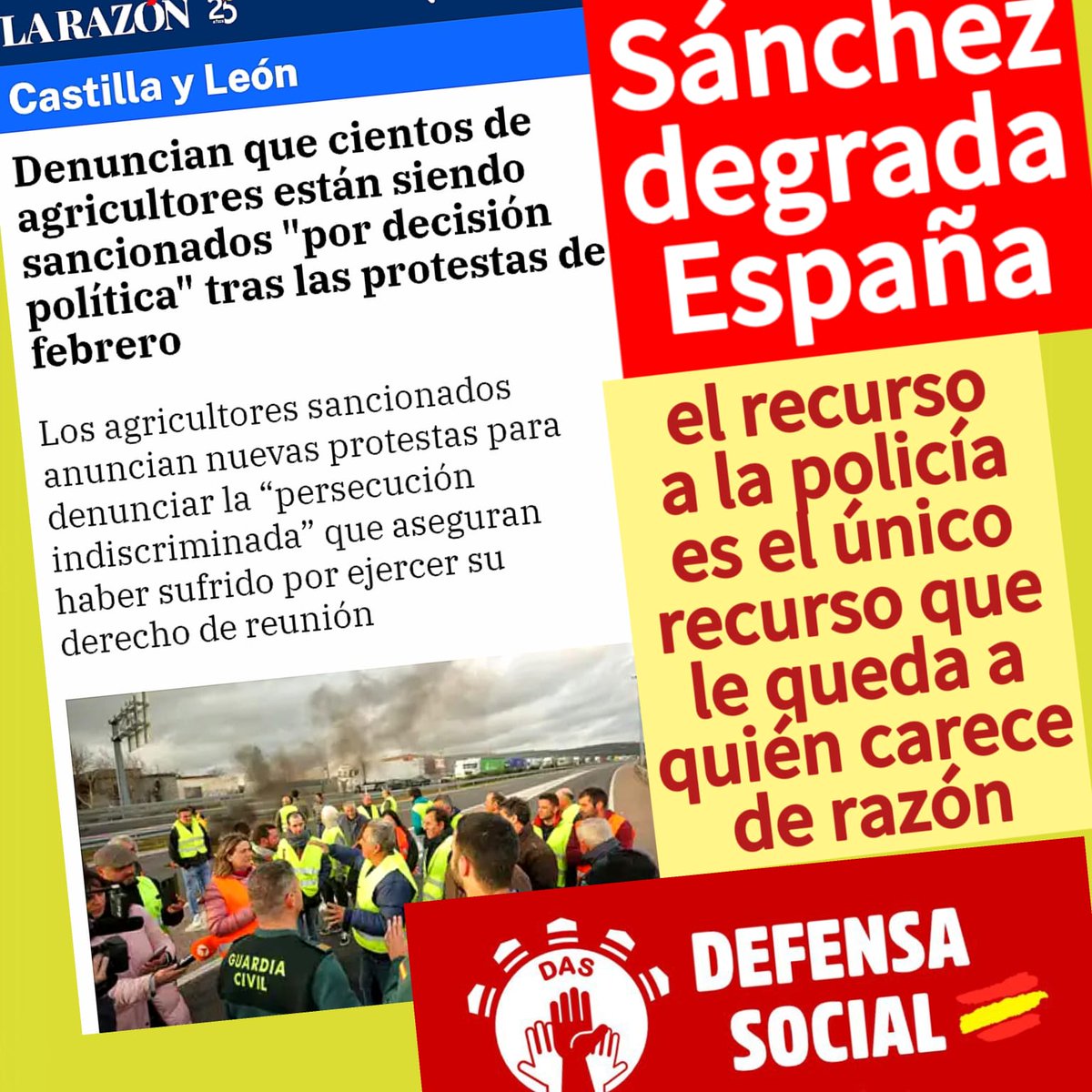 Tenemos derecho a protestar y movilizarnos, a defender nuestros derechos derechos y demandar cambios frente al poder establecido. 
#DefensaSocial seguirá en la protesta y en la propuesta de cambios significativos.
Frente a su represión, nuestra #DemocraciaAvanzada.