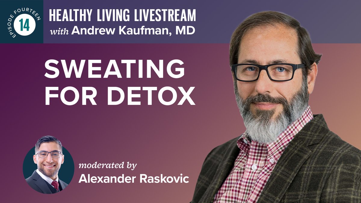 Today at 12pm ET, I’m going live on Rumble, Instagram, Facebook, and Youtube to help you examine how your sweat glands function for detox and how you can aid in this process to keep your body clean. rumble.com/v4r8zh5-health…