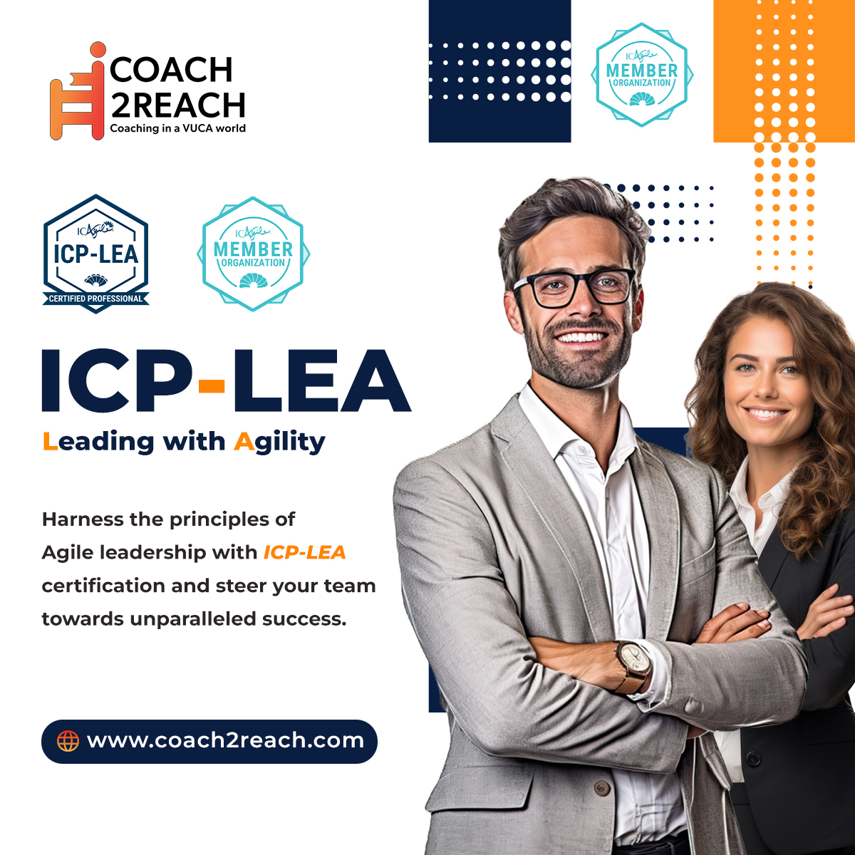 Elevate your leadership game with ICP-LEA certification! Unlock the secrets of Agile leadership and drive organizational transformation with confidence. Embrace change, inspire innovation, and lead your team to unparalleled success.
#ICPLEA #AgileLeadership #LeadershipDevelopment
