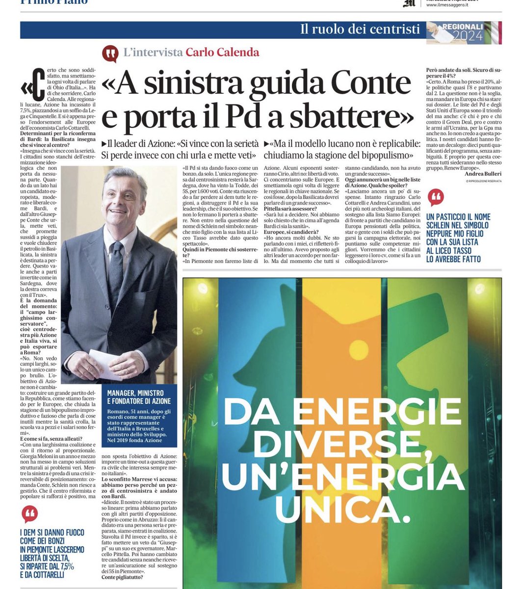 Non esistono campi larghi a destra o a sinistra ma solo un unico campo brullo e improduttivo che ha portato il paese al declino: il campo del bipopulismo.