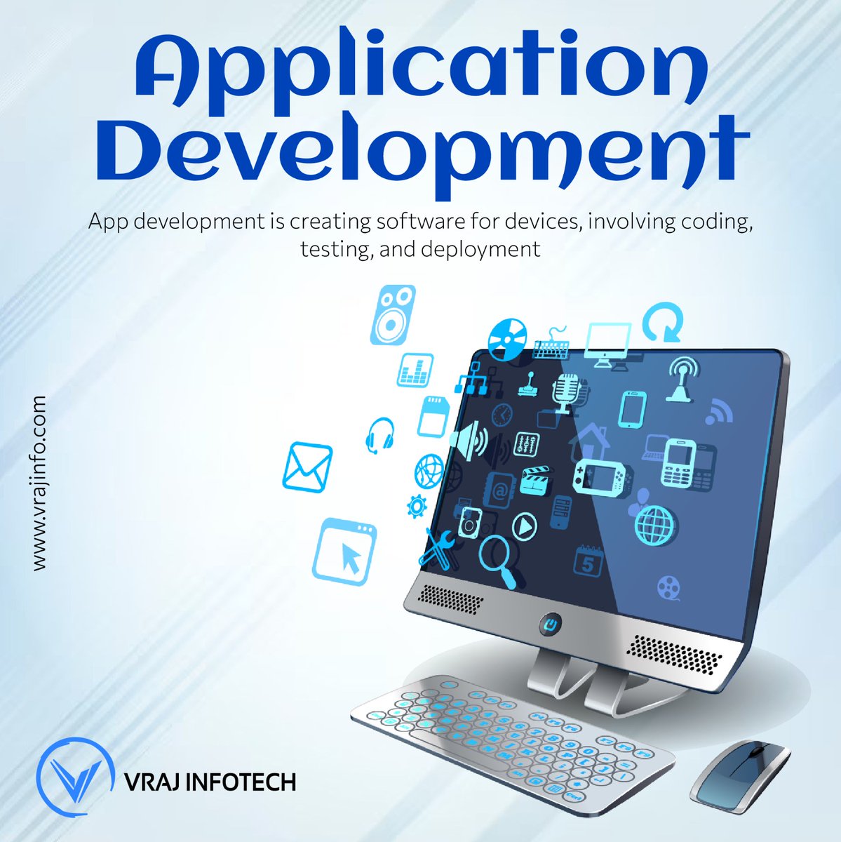 Experience the power of custom application development with Vraj Infotech. Our team turns your ideas into scalable solutions.🚀📱✨
.
.
#VrajInfotech #ApplicationDevelopment #CustomSolutions #Innovation 📲📲