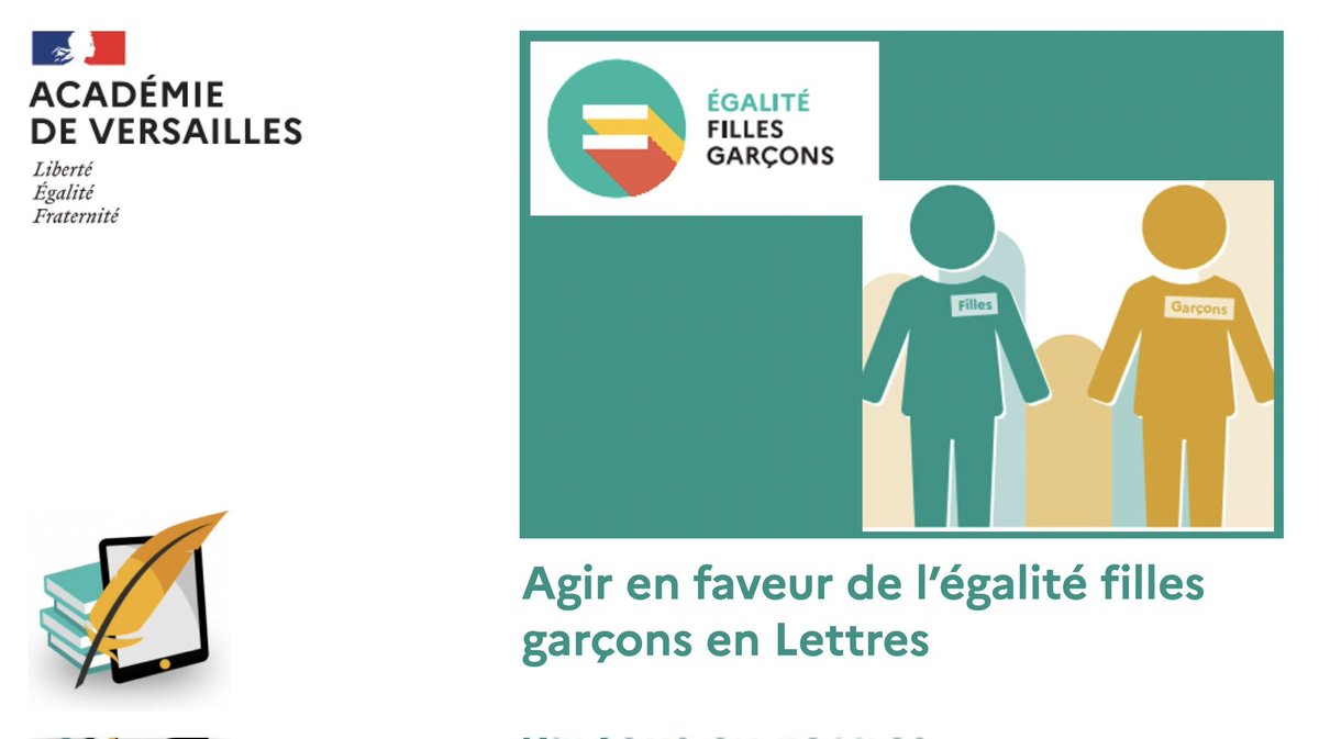 Pour agir en faveur de l’#ÉgalitéFG en collège et en lycée : ✅ « Héroïsme d’hier et d’aujourd’hui » ➡️ lettres.ac-versailles.fr/spip.php?artic… ✅ « Un enseignement de la langue au prisme de l’égalité f/g » ➡️ lettres.ac-versailles.fr/spip.php?artic… ✅ « Poésie : nom féministe » ➡️ lettres.ac-versailles.fr/spip.php?artic…