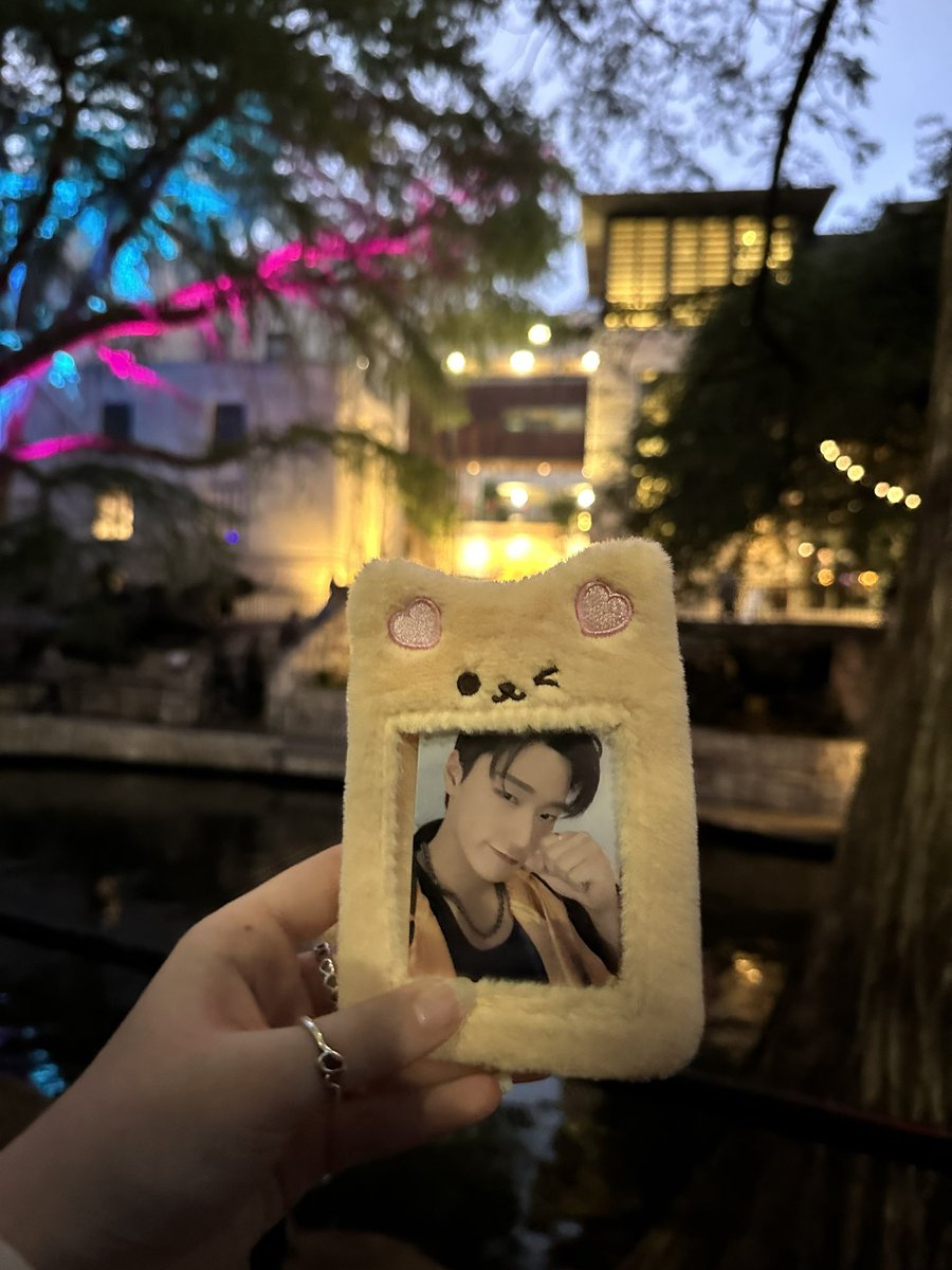 san and i celebrated fiesta at the riverwalk today ><