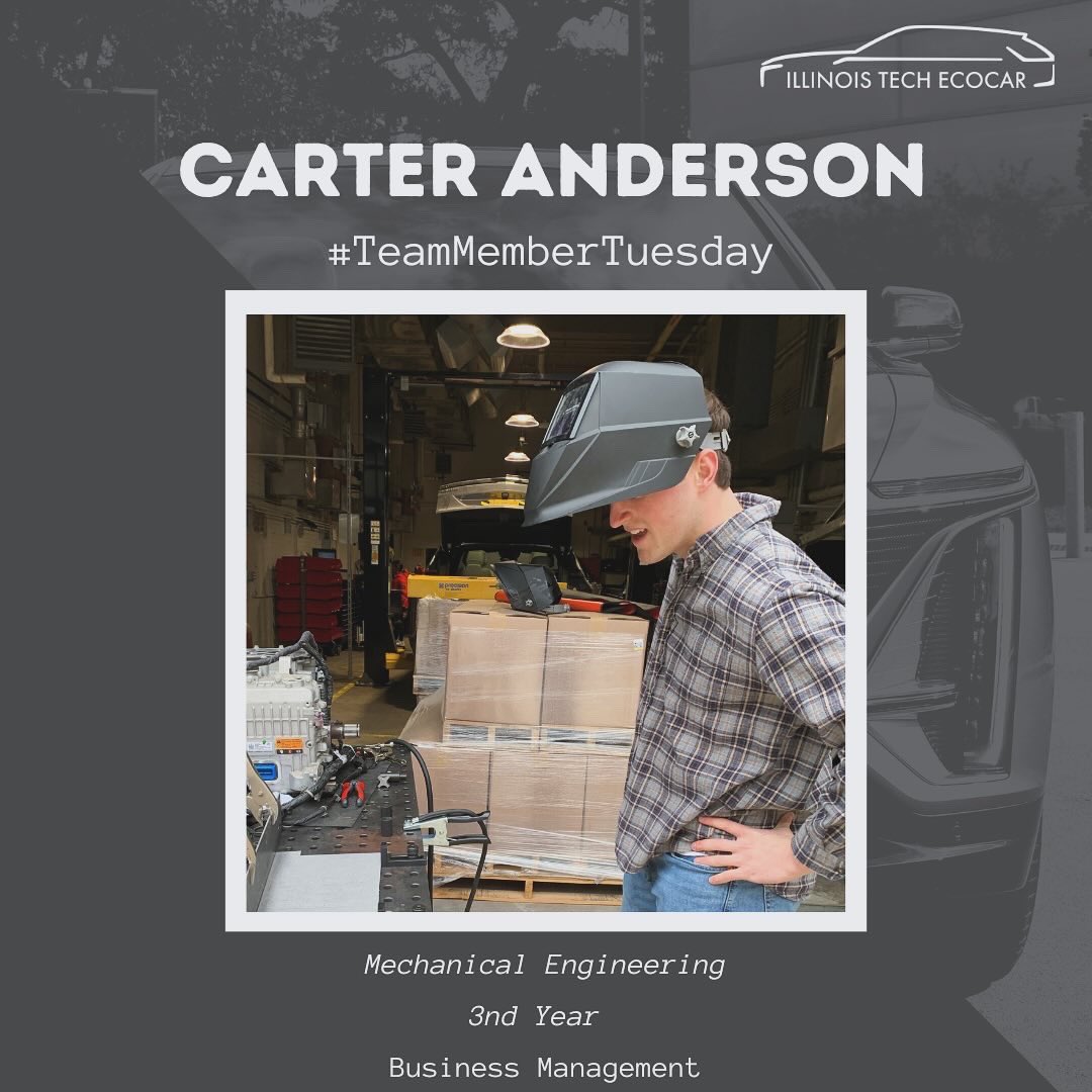 #TeamMemberTuesday with Martin Harmon and Carter Anderson
Martin is a 3rd Year Computer Engineering student on the CAV team. He joined EcoCAR to learn new skills.
Carter is a 3rd Year Mechanical Engineering student on the Management Team. He joined EcoCAR to learn about cars.