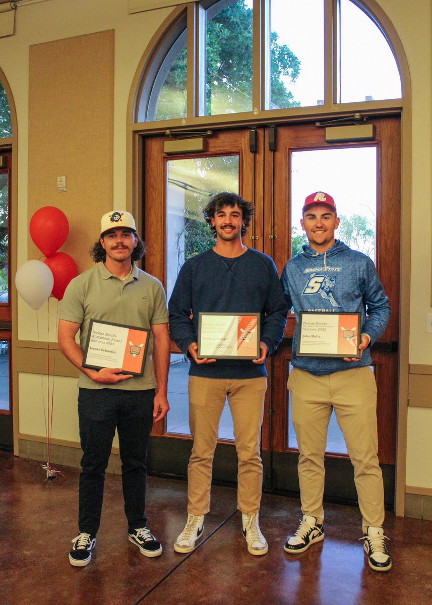 John Holtz IV (@johnholtz_2023) on Twitter photo Honored to have received the 2023 <a href="/KnicksNovato/">Novato Knicks Baseball Club</a> Rookie of the Year Award. Congrats to <a href="/LucasSchaefer33/">Lucas Schaefer</a> and <a href="/coleman1197/">Zach Coleman</a> on receiving their well deserved awards. Go Knicks! Honored to have received the 2023 <a href="/KnicksNovato/">Novato Knicks Baseball Club</a> Rookie of the Year Award. Congrats to <a href="/LucasSchaefer33/">Lucas Schaefer</a> and <a href="/coleman1197/">Zach Coleman</a> on receiving their well deserved awards. Go Knicks!