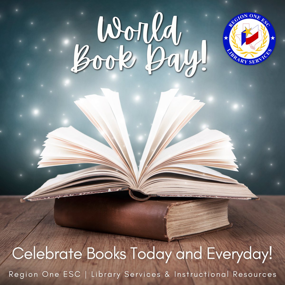 Happy 📚 #WorldBookDay2024 from @RegionOneESC Library Services & Instructional Resources! Today, we celebrate the power of books to ignite imaginations & transform lives. 🌟 Let's celebrate books today and everyday! 📖💫