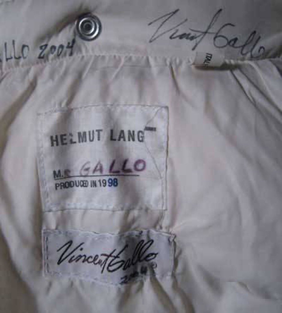 Vincent Gallo’s Helmut Lang pants