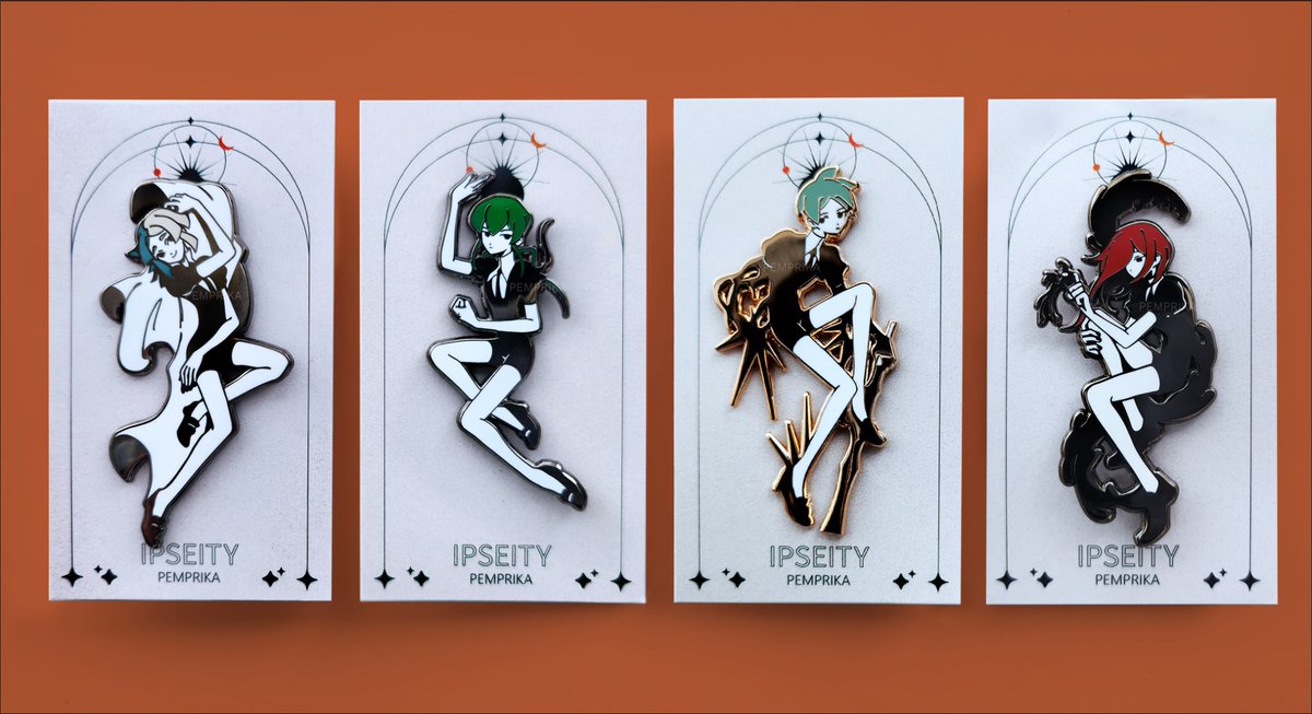 newest hnk pins!🥺💎🌙💫 commemorating the ending of the series