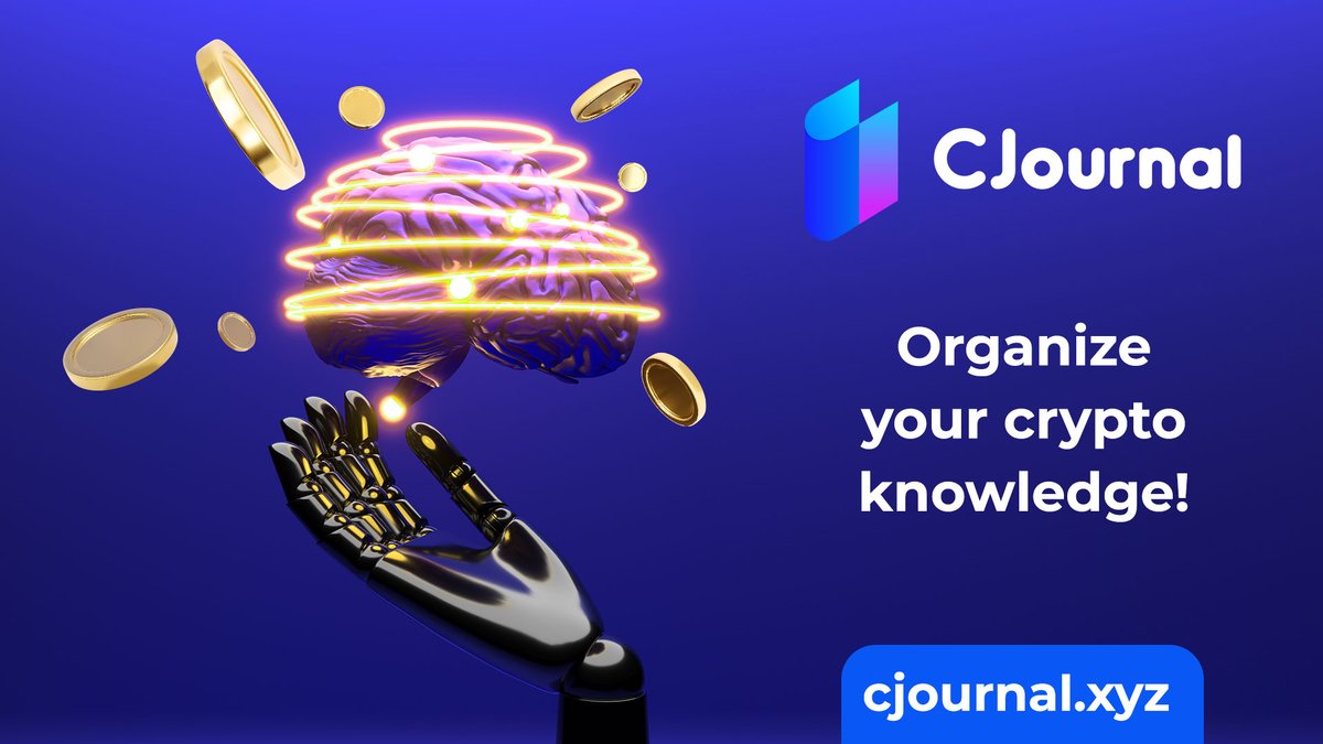 Organize your crypto knowledge! Save interesting crypto articles & research easily. #Cjournal personalizes your reading experience with a private library & smart recommendations. $CJL $UCJL