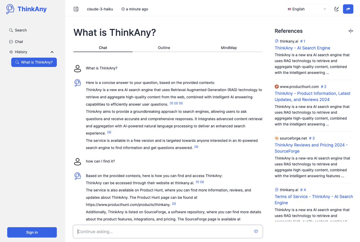 thinkanyai's tweet photo. ☀️Hey dear ThinkAny users.
Our new version is coming soon, with some exciting new features!
😉Stay tuned. https://t.co/FwsCjhSshU
#AI #Searching #engine #ThinkAny https://t.co/f9SBdwLuGF