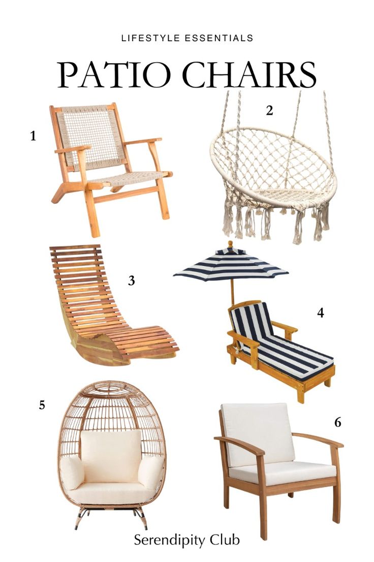 Transform your patio into a relaxing oasis with our curated assortment of chairs. Dive into a world of outdoor comfort with a range of options from cozy armchairs to elegant loungers. #patiochairs #patio 

serendipityclubny.com/patio-chairs/