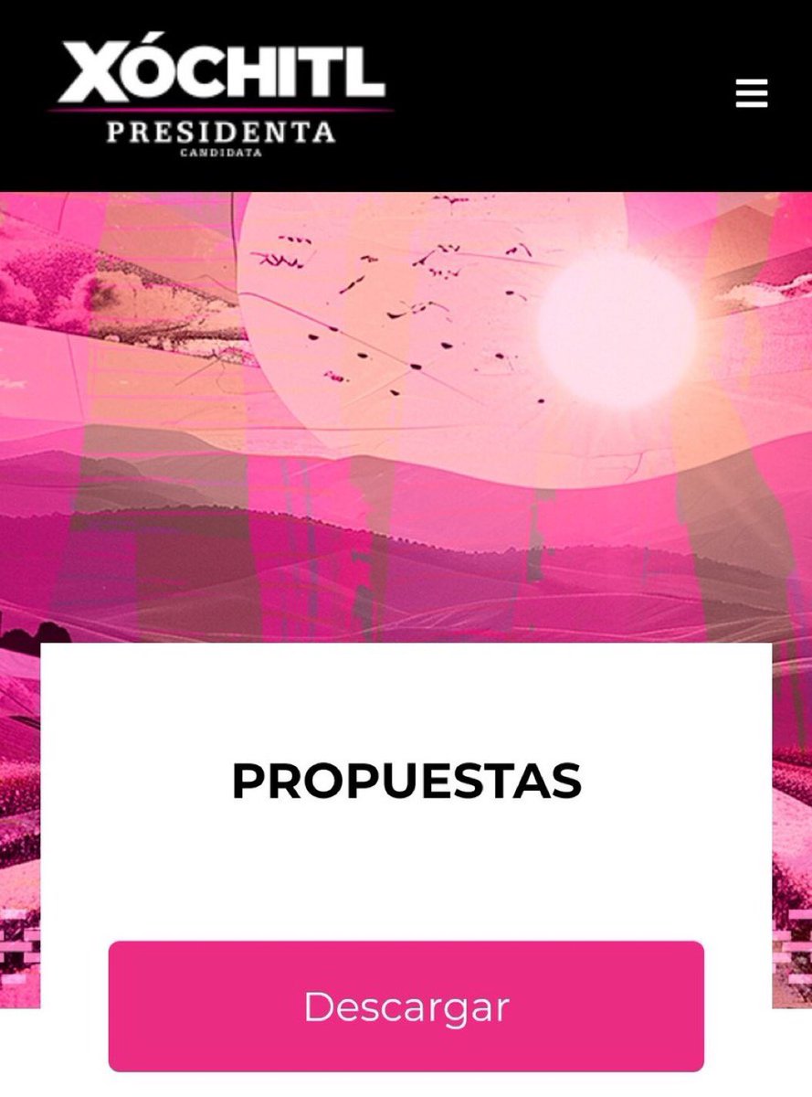 carlamaldonado_'s tweet image. Para quienes preguntan por las propuestas de @XochitlGalvez 

Aquí les dejo el link en donde podrán descargarlas 👇🏻
 xochitlgalvez.com/propuestas/

Excelente información para compartir. Por un México sin miedo. 💗

#VotaSinMiedo #FuerteComoTu #XochitlGalvezPresidenta2024 #MxDeVerdad