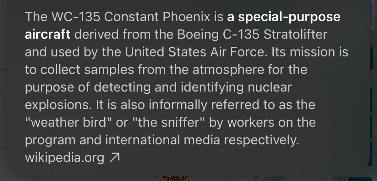 Oh crap it’s up ! the constant Phoenix is up. This is a nuke sniffer.